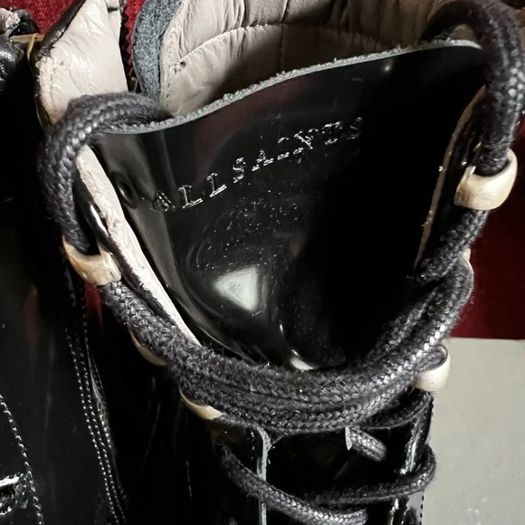 All Saints Lace-Up Women's combat Boots - Picture 4 of 5